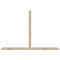 Ekena Millwork Portland Rough Sawn Timber Gable Bracket, Douglas Fir, 96"W x 64"H x 2"D x 4"F, 16/12 Pitch GBW096X64X0204POR00RDF - alternate 1